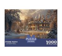 GRBASNDOU Puzzle De Noel 1000 Pièces pour Adultes Joie Et Partage 38x26cm/1000pcs