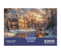 GRBASNDOU Puzzle De Noel 1000 Pièces pour Adultes Joie Et Partage 52x38cm/1000pcs