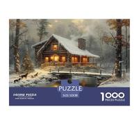 GRBASNDOU Puzzle De Noel 1000 Pièces pour Adultes Joie Et Partage 52x38cm/1000pcs