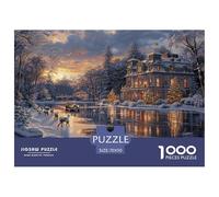 GRBASNDOU Puzzle De Noel 1000 Pièces pour Adultes Joie Et Partage 70x50cm/1000pcs