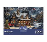 GRBASNDOU Puzzle Noel 1000 Pieces Adulte Esprit Festif 38x26cm/1000pcs Activité Ludique