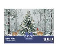GRBASNDOU Puzzle Noel 1000 Pieces Nuit De Fête 38x26cm/1000pcs Puzzles Classiques Collection