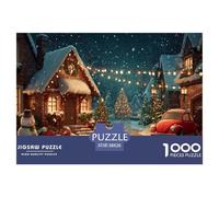GRBASNDOU Puzzle Noel 1000 Pièces pour Adultes Moment De Détente 38x26cm/1000pcs Collection