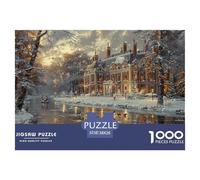 GRBASNDOU Puzzle Noel 1000 Pièces pour Adultes Moment De Détente 38x26cm/1000pcs Collection