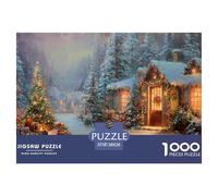 GRBASNDOU Puzzles Classiques 1000 Pièces Noel Adulte 38x26cm/1000pcs Jeu De Patience