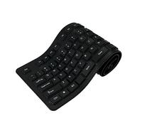 Grborn Clavier Pliable Flexible en Silicone USB 108 Touches Clés USB étanche à la poussière étanche pour Clavier de Bureau
