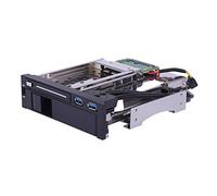 Grborn Dual Bay 3.5"+ 2.5" inch SATA III Disque Dur HDD et SSD Tray Caddy Internal Mobile Rack Enclosure Station d'accueil avec USB 3.0 Port Hot Swap