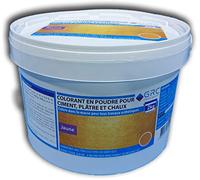 GRC - Colorant JAUNE en poudre pour ciment, plâtre et chaux 2kg
