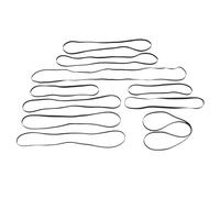 GRCFUMO 10 PCS Turntable Belt Set, Spécifications Machine Recorder Rubber Celt, High Elasticity Rubber Belt Remplacement de Record Player CD DVD Lecteur Phonographe