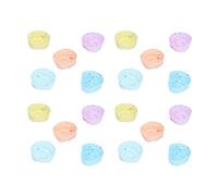 Grcfumo 20 pcs petit moule de cuisson de tasse de gâteau, tasses de cuisson de silicone de qualité alimentaire, supports ronds utilitaires de petit gâteau de muffin pour le mariage (Rose Set 20pcs)