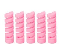 Grcfumo 5 PCS Cadre de vélo Manche de Protection, bilan de Brake à vélos en Caoutchouc, Protecteur, Protection Contre Le châssis enveloppe pour Le Tuyau de Ligne (Pinkish)