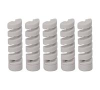 Grcfumo 5 PCS Cadre de vélo Manche de Protection, bilan de Brake à vélos en Caoutchouc, Protecteur, Protection Contre Le châssis enveloppe pour Le Tuyau de Ligne (Grey)