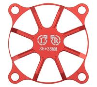 Grcfumo Aluminum Alloy RC Fan Cover, Motor Cooling Fan Cover, Heat Dissipation Fans Covers for Enhancing The Overall Cooling Efficiency Of Rc Vehicle Motors (Red)