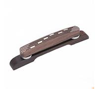 Grcfumo Bridge, Archtop Bridge Adjustable Rosewood Jazz Guitar Bridges, Adjustable Rosewood Bridge Repair Part Accessory for 6 String Jazz Guitar