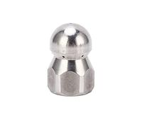 Grcfumo Buse de Nettoyeur Haute Pression 5 000 psi, Embouts de pulvérition pour Nettoyeur Haute Pression, buse de Jet en Acier Inoxydable pour égouts, éviers et Toilettes (G1/4) (G1/4) (G3/8) (G3/8)