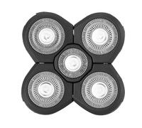 GRCFUMO Electric Beard Shaver 5 Blade rotation têtes, 5 lames de remplacement de lames, têtes de remplacement de la tête électrique 5D pour la plupart des marques traditionnelles