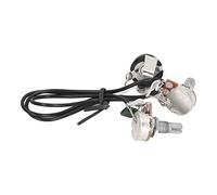 Grcfumo Guitar Wiring Harness Copper A500K B500K Posts Instrument Accessory for Electric Guitars