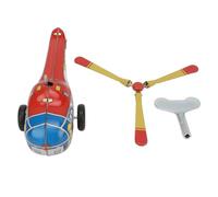 Grcfumo Jouet d'horlogerie d'hélicoptère, Jouet d'horlogerie d'avion, Jouets d'avion d'horlogerie à remontage pour la décoration dans Les Bureaux ou Les Supports de Collection