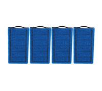 Grcfumo Lot de 4 Cartouches filtrantes, Cartouches filtrantes partielles, Cartouches filtrantes Bleues, élément de Filtre à Charbon de Remplacement pour Aquarium Tortue