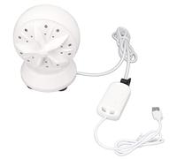 Grcfumo Mini laveuse domestique, machine à laver portable, double turbine, nettoyage en profondeur par ultrasons, machine à laver portable pour évier, dortoir, voyage, prise USB en