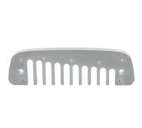 Grcfumo Peigne harmonica partie, 10 trous alliage en aluminium petit ajustement d'instruments de musique, pièces d'instrument de musique pour débutant (Grau)
