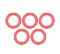 Grcfumo Ruban à double face 5pcs, ruban de ligne rouge double face, ruban adhésif double face amovible super adhésif amovible animal de compagnie pour l'artisanat emballage (5 mm)