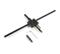 Grcfumo Scie cloche réglable, conception d'avion, 1 ensemble de conception d'avion domestique réglable 40-300 mm coupe-menuiserie trou circulaire perçage du bois