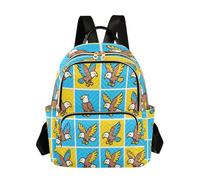 Grckit Cartoon Hunter Sac à dos léger pour femme, 8,5 l, petit sac à dos avec poches à fermeture éclair, pour le travail, les voyages, A542, 8.5L, Sac à dos daypack