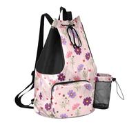 Grckit Cosmos Sac à dos de plage avec poche humide, 30 L, léger, pliable avec cordon de serrage pour la natation, la gym, la randonnée, la pêche, les voyages pour homme et femme