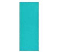 Grckit Serviette de tapis de yoga turquoise foncé de couleur unie 185,4 x 68,6 cm, surface en daim, serviette de yoga antidérapante pour yoga, pilates et entraînement, lavable en machine