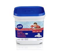 GRE 76076NB - Chlore de Choc pastilles pour piscines. Traitement Rapide et Efficace contre l’Eau Verte. Désinfection Complète et récupération instantanée de l’eau pour Piscines. Pastilles de 30 g, 5 k