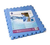Gre Dalles de protection en mousse Lot de 9 Bleu 50×50 cm ép. 4 mm (piscine/spa)