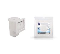 Gre AR100 - Skimmer pour Piscine Standard + buse de refoulement de Couleur Blanche & AR521 - Joint Double pour Skimmer + 2 Joints Valve Retour