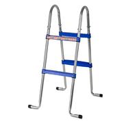 Gre Échelle Standard 2x2 Marches Bleu, argenté 98 cm