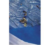 GRE CPROV610 - Bâche d'été pour piscines ovales de 610x375cm, épaisseur 180µ, Couleur Bleue