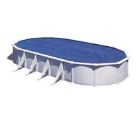 Gre Bâche d'été à bulles CPROV505 – Piscine ovale 500x300 cm – 180 µm – Bleu