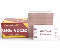 GRE Cartes flash de vocabulaire : cartes flash GRE pour raisonnement verbal [Comprend plus de 650 mots de vocabulaire]