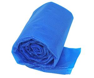 GRE CPERT95 - Couverture Solaire Rectangulaire pour piscines enterrées 900 x 500, Couleur Bleu