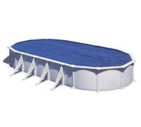 GRE CPROV915 - Bâche d'été pour piscines ovales de 915x470cm, épaisseur 180µ, Couleur Bleue