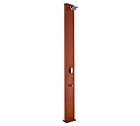 Gre Douche solaire DSALC32W carrée en aluminium 32 L imitation bois