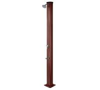 Gre Douche solaire DSALR32W – ronde en aluminium 32 L imitation bois