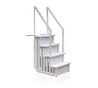 Escalier synthétique pour piscine - 4 marches