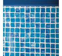 Gre FPR457 - Liner mosaique pour piscines rondes Ø460 H:132cm, épaisseur 50/100e, système d'accroche