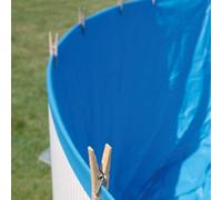 Gre FSP300 - Liner uni Bleu pour piscines Rondes Ø300 H:90cm, épaisseur 20/100e, système Overlap