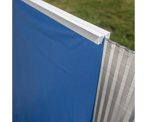 Gre Liner PVC imperméable Piscine Ovale 700x450x120 cm Bleu Accroche