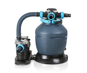 GRE MG400 - Groupe de Filtration pour Tout Type de piscines Hors-Sol, Monobloc, 6 m3/h, sans préfiltre, cuve 400 mm, Gris