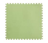 Lot de 9 dalles de protection de sol pour piscine 81 x 81 cm vertes épaisseur 4,5 mm pour piscine et spa - Gré