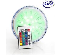 GRE - Projecteur LED Couleur pour piscines hors-sol paroi en acier/métal