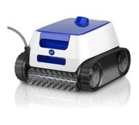 Gre ER230 - Robot Nettoyeur électrique pour piscines enterrées jusqu'à 9x4m, nettoie Le Fond, Les parois et la Ligne d'eau en 2h, Blanc, Bleu et Noir