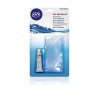 Gre V12 - Kit de Réparation de Liner pour Piscine, avec Colle et Patches Adhesifs pour PVC Transparent